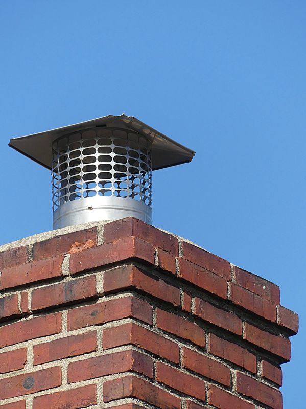 Mesh Cover on Chimney Cap